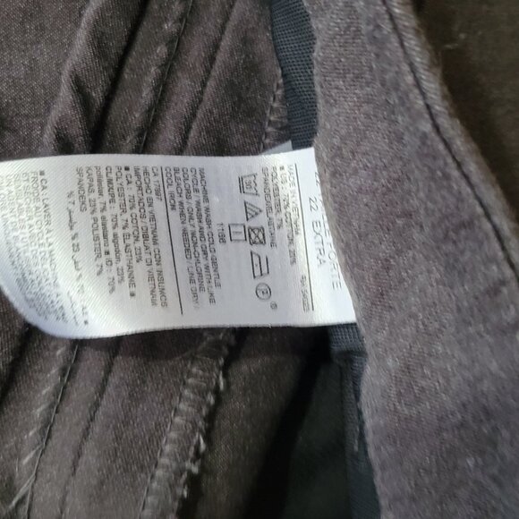 Old Navy Pixie Pants Womens 22 Tall Plus Gray - Picture 9 of 9